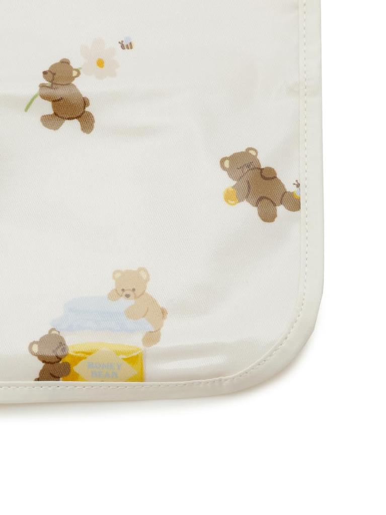 Gelato Pique Honey Bear Diaper OWHT Sheet, PBGG254698, Women's,
