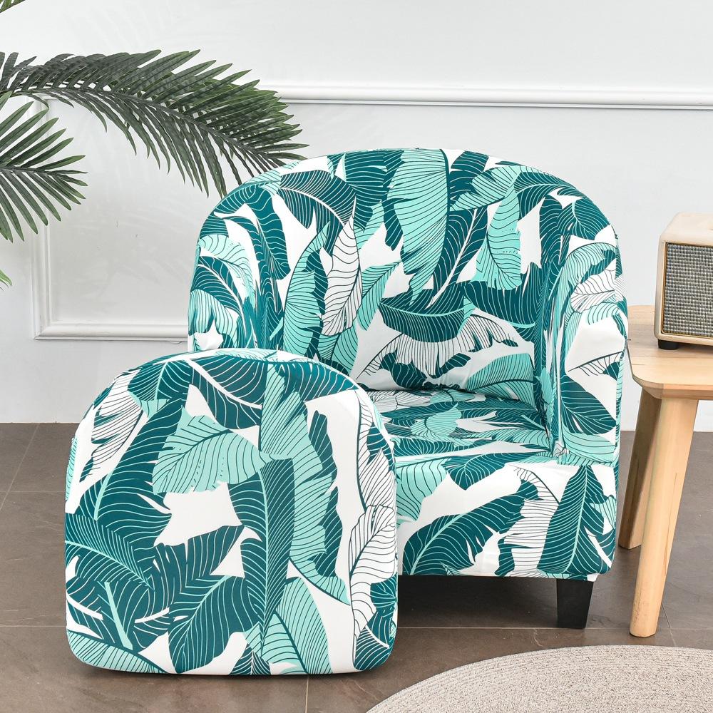 Чехол на один стул, чехол для дивана, универсальный защитный чехол, полукруглый чехол для ванны, чехол для дивана, подушка
