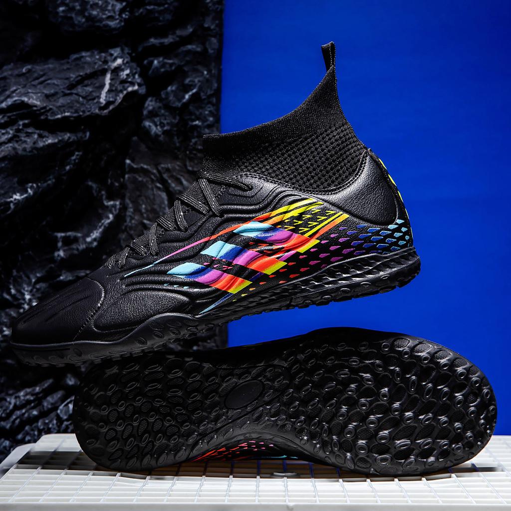 Новые высокие спортивные футбольные бутсы с длинными ногтями футбольные бутсы TF сломанные ногти специальные тренировочные футбольные мужские модели