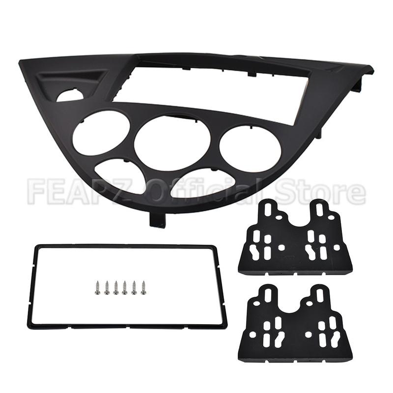 Для Ford Focus MK1 Fiesta 1998-2004 1 Комплект LHD Центральная панель приборов Радио Окружение Панель Отделка Комплект Автомобильные Аксессуары