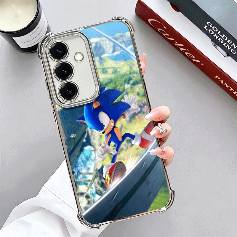 Super S-Sonics Cartoon Soft Phone Case For Samsung A17 A27 A07 A37 A57 A16 A56 A15 A55 A14 A54 A13 A53 A26 A36 A25 A35 A24 A34 A