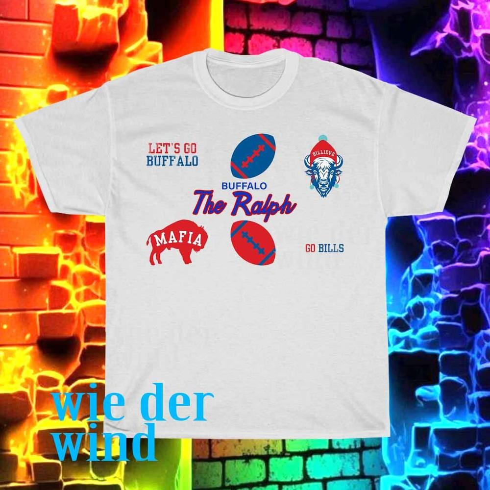 Новая БЕЙСБОЛКА SNAPBACK RALPH WILSON STADIUM BUFFALO Логотип Мужская#039;s Футболка смешная размер S-5XL Унисекс Футболка