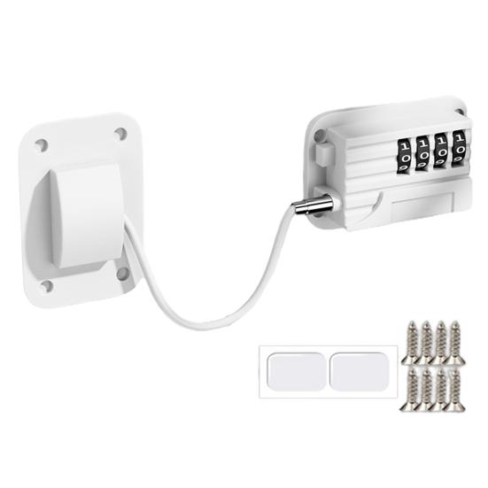 Замок двери морозильной камеры холодильника с регулируемой паролем конструкцией, установка без инструментов, простая установка, замок двери холодильника с защитой от детей