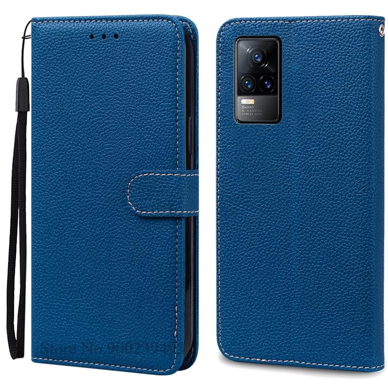 Чехол V21e для Vivo V21e, мягкий силиконовый чехол-кошелек с откидной крышкой из кожи для Vivo V21e, чехол для телефона Vivo V21e 4G, задняя крышка, корпус