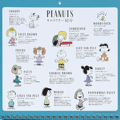 Sanrio Настенный календарь M 2025 Snoopy настенный 452734