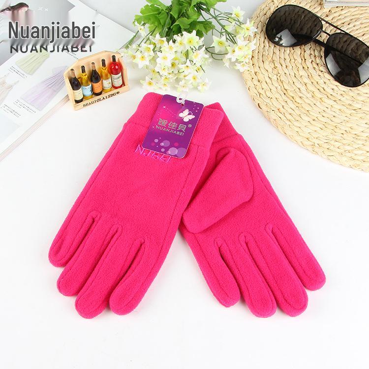 Теплые флисовые перчатки для осени и зимы - Идеально подходят для прогулок на свежем воздухе, танцев на площади, езды на велосипеде, поездок на работу для людей среднего и пожилого возраста