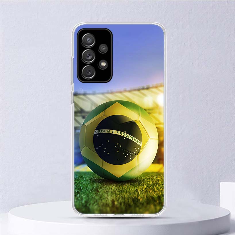 Мягкий чехол с дизайном футбольного мяча для Samsung Galaxy A52 A53 A32 A22 A12 5G, чехол для телефона A33 A23 A13 A72 A73 A02S A03S A42 Co