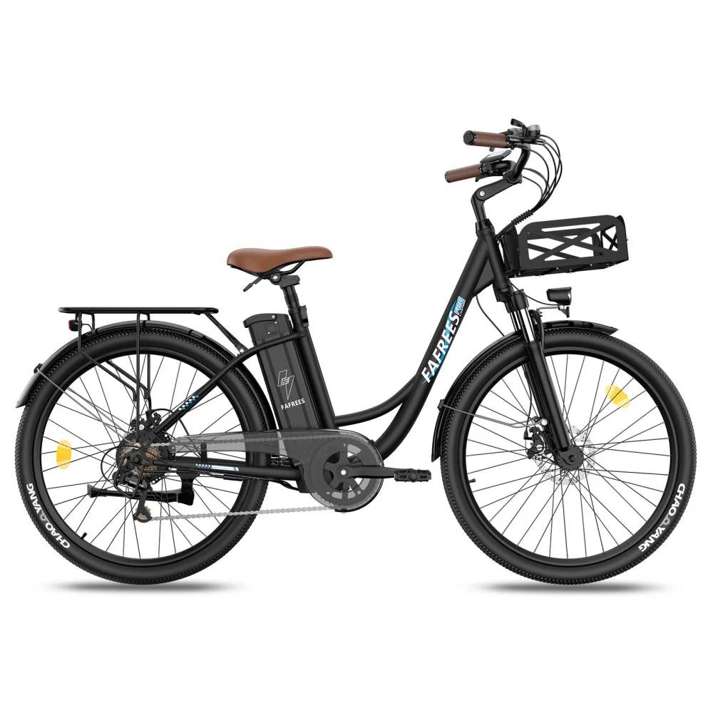 Fafrees F26 Прочный Легкий Электровелосипед, 250 Вт, 36 В 20,3 Ач, Шина 26"×1,95", Амортизационная вилка, Передний багажник, IP54, Shimano 7 скоростей, Цветной ЖК-дисплей