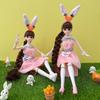 30 см Douluo Mainland Little Five Dance Rabbit Кукла Принцесса Костюмированная Кукла Подарок На День Рождения Девочка Игрушка