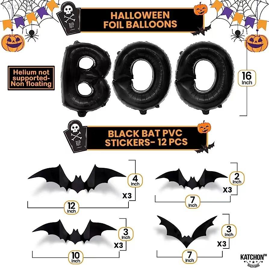 Набор воздушных шаров на Хэллоуин, Украшения для вечеринки по случаю дня рождения, Цепочка из воздушных шаров с конфетти