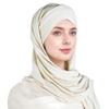 Uccellino Muslim Muslim Stole Women's Hijab, Turban, Wear, (Off White)