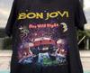 Винтажная рубашка Bon Jovi One Wild Night 2001 года Черная Мужская Унисекс S-234XL Унисекс Футболка