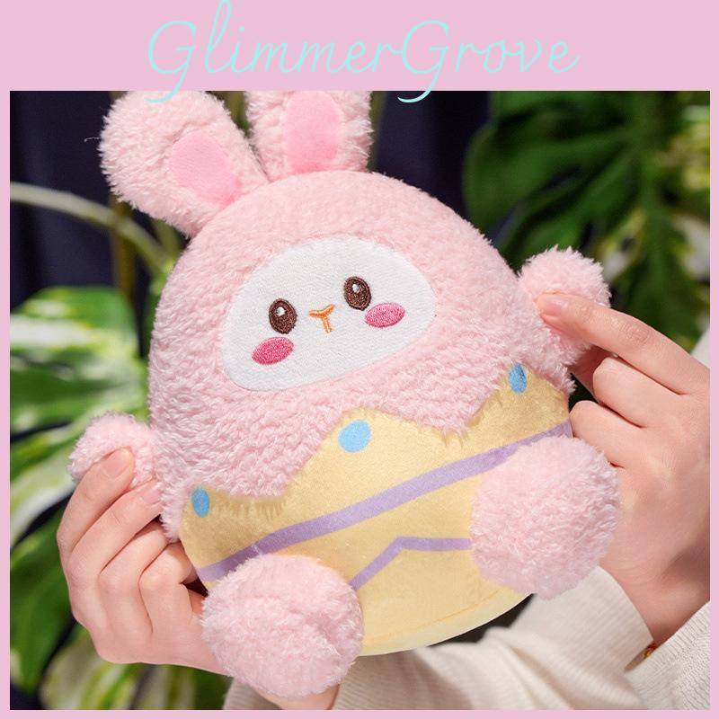Eggshell Rabbit Easter Plush Toy Stuffed Doll Room Bed Decoration Kids Gift