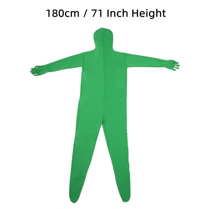 Full Bodysuit Skin Photo Stretchy Body Green Screen Suit Video Chroma Key Comfortable Invisible Effect Photography Accessory