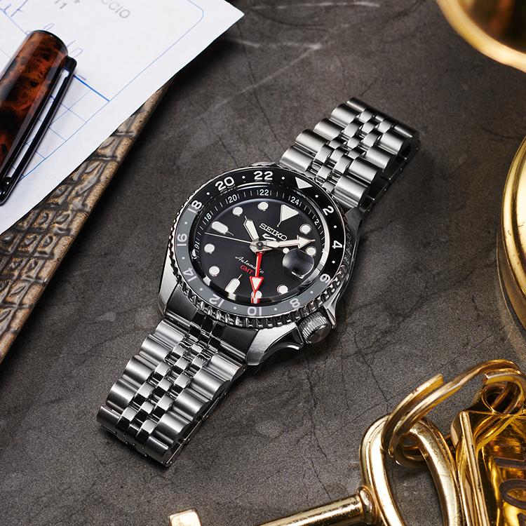 Seiko Классические консервы SEIKO5 Водонепроницаемость 100 м Механический механизм Стальной ремешок SSK001K1