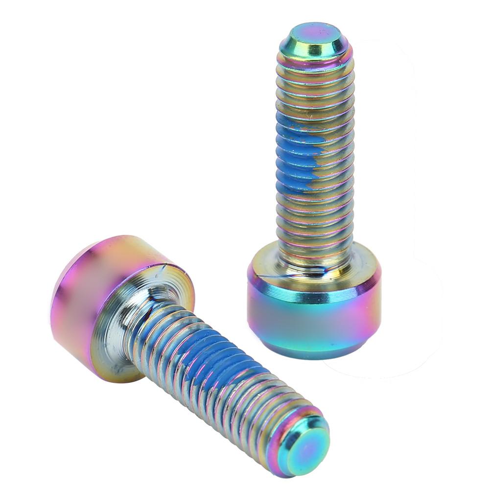 Mountain Bike Stem Screw Titanium Alloy Road Bicycle Seat Tube Clip Ring Fixed Accessory