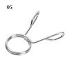 Plated Weight Steel Spring Check Nut Spin Lock Screw Dumbbell Spinlock Collars Barbell Bar Clips