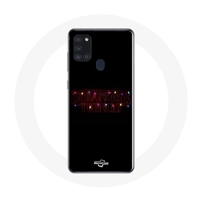 Case - Samsung - Galaxy A21s - Soft - Black - Stranger Things Merry Christmas