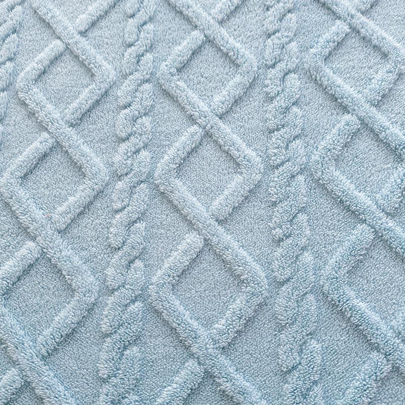 1 Pc Fitted Bed Sheet For Winter Thick Warm Sabanas Queen Size Solid Color Flannel Fleece Fluffy Bed Cover King Size Bed Sheets