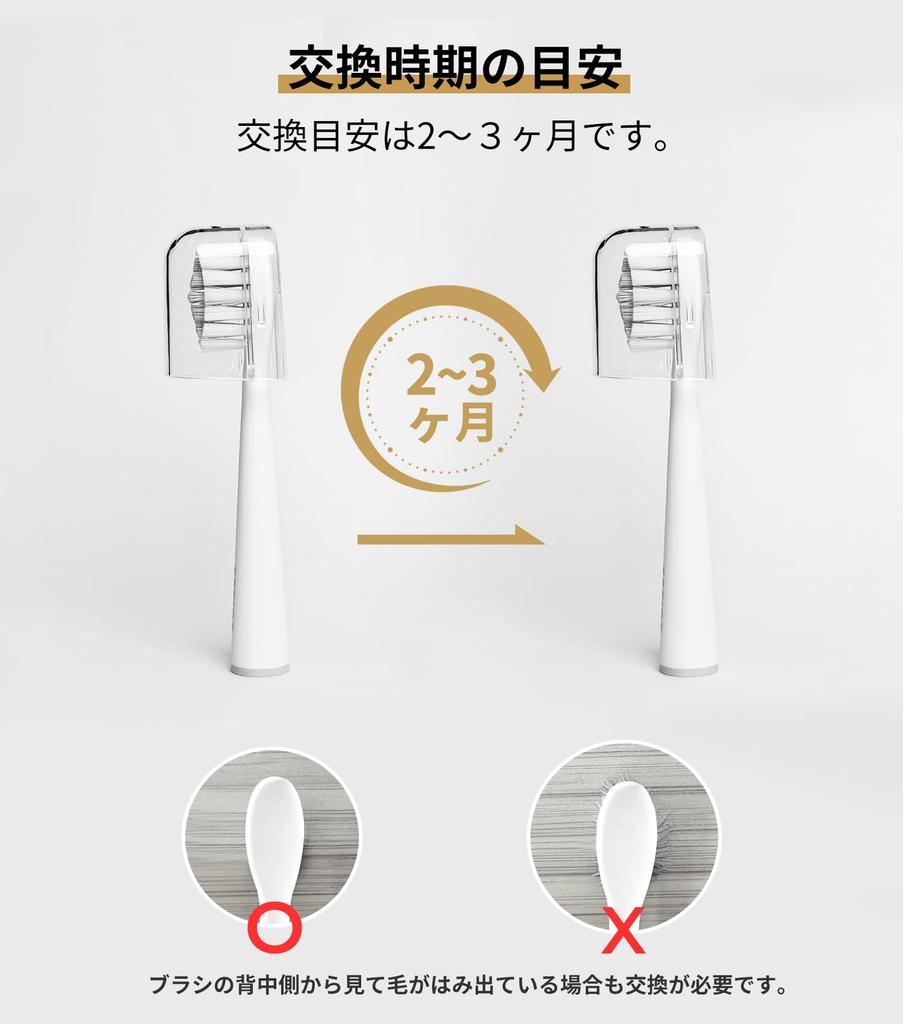 Epeios Electric Toothbrush Sonic Toothbrush Replacement Brush Heads 8 Heads Toothbrush Sonic Type Replacement Brush for Electric Toothbrushes