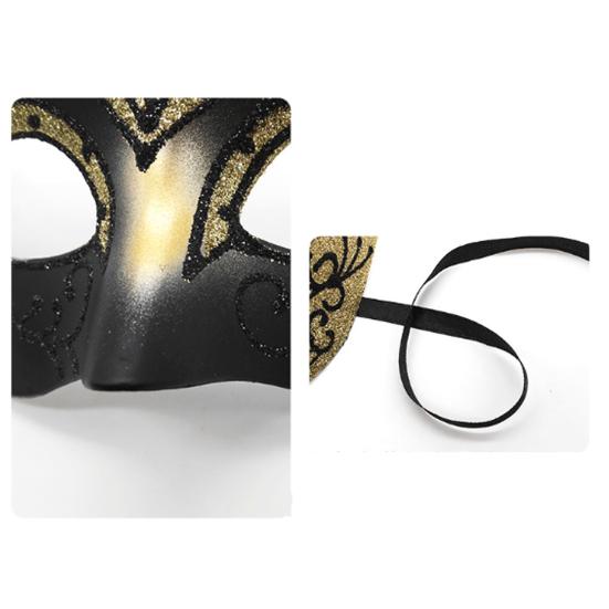 Маскарадная маска для пар, ретро-дизайн, костюм на Хэллоуин, маска, таинственная, элегантная, венецианская маска для вечеринки для женщин и мужчин