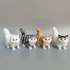 Cute Faux Plush Simulation Cat Animal Model Crafts Car Ornaments Gifts Home Decoration Children's Birthday Party Gift Supplies