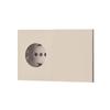 WESA European Standard Multi-hole Socket Panel with Warm Colors, Flame Retardant Protection, and Simple European Style Switch