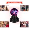 Zerodis Plasma Ball Light USB Globe Night Touch Sensitive Lightning USB/Battery Magic Creative Creative Desktop Decoration for Office, Kids Chi
