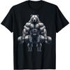 Bear Powerlifting Weightlifting Gym Workout T-Shirt