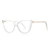 Anti Blue Light Cat Eye Transparent Green Reading Glasses Women  Spring Hinge Hyperopia Eyeglasses Fashion Computer Eyewear