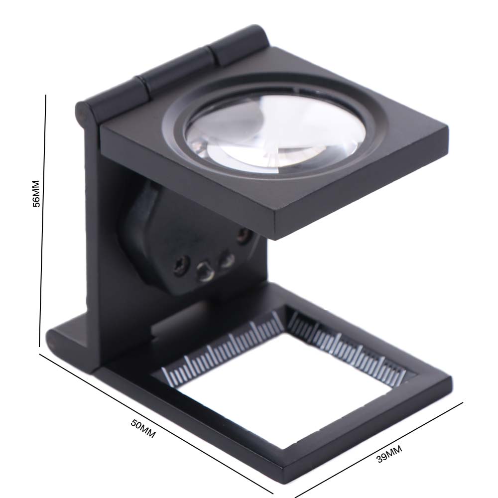 LED Lights 10X Magnifier Foldable Magnifying Glass LED Light Magnifier Fabric Inspection