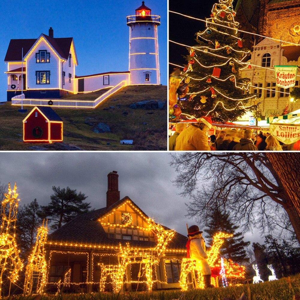 20 м уличный солнечный гирляндный светильник Jardin для 8 режимов, солнечная светодиодная лампа, водонепроницаемое украшение для сада, свадьба, рождественская елка, дом