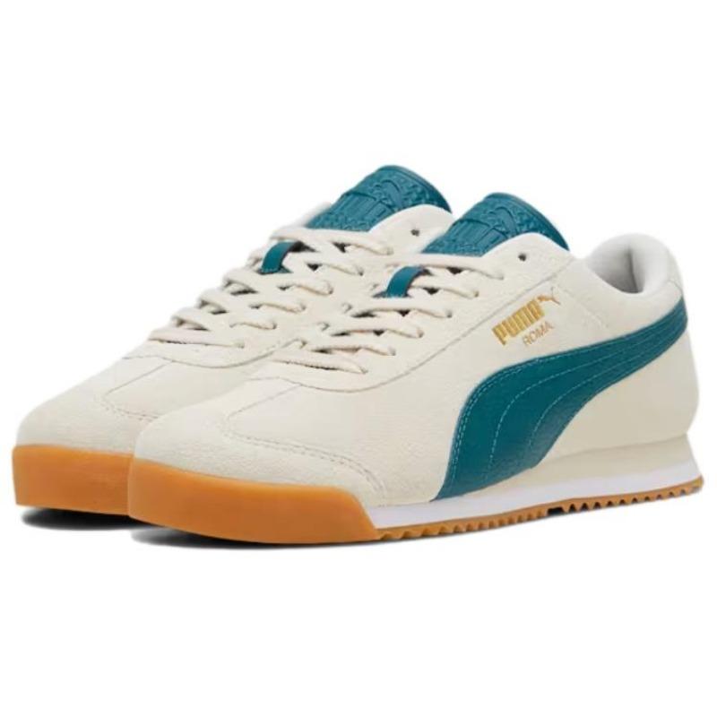 Puma Roma Унисекс Универсальные Низкие Повседневные Кроссовки Бежевые 398635-02