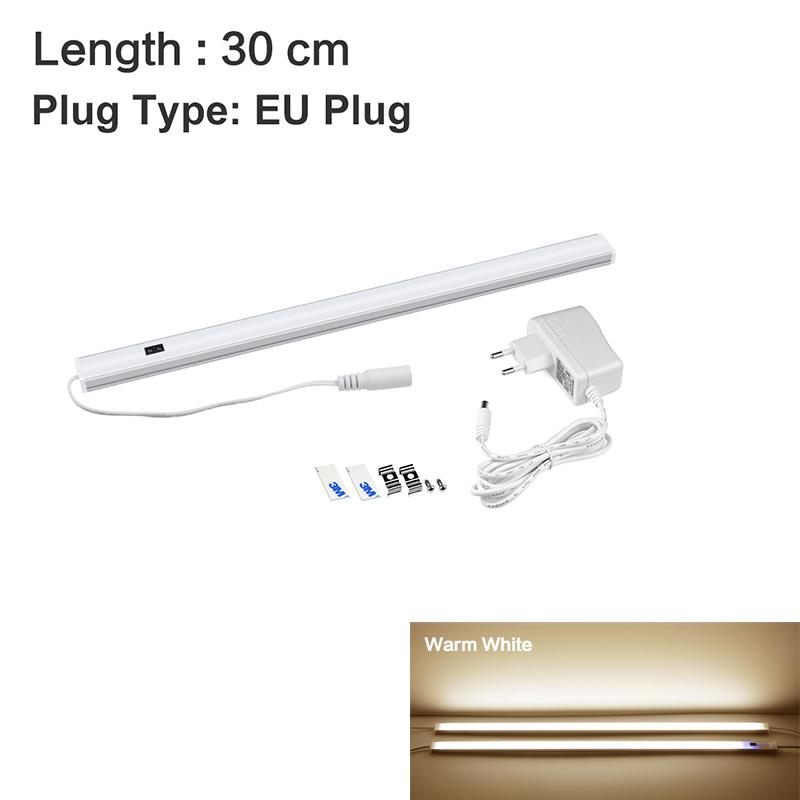 Sensor Scan Sweep Hand Led Cabinet Light 12v Kitchen Bar Lights 30cm40cm50cm Indoor Wall Bedroom Lamp 5w 6w 7w Led Tube Bulb Eu Or Dc Plug