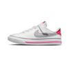 Court Legacy PS White Pink Prime Light Smoke Grey Kids Sneakers Kumquat DA5381-111