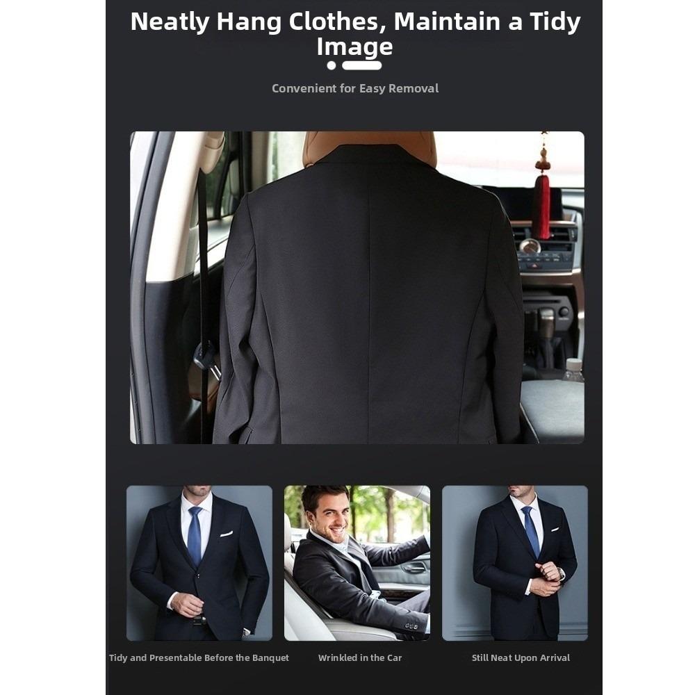 Stainless Steel Car Clothes Rack Universal Back Seat Organizer Jacket Suit Coat Hanger  for Vehicle