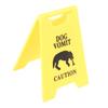 4Pcs Dog Vomit Sign 3D Printing Wear Resistant Multifunctional Dog Vomit Warning Sign Decoration for Home Classroom Office