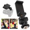 Portable Phone Tripod Holder Clip With Flexible Camera Hot Shoe Mount Cell Phone Tripod Mount Adapter 360 Rotation 180 Flip