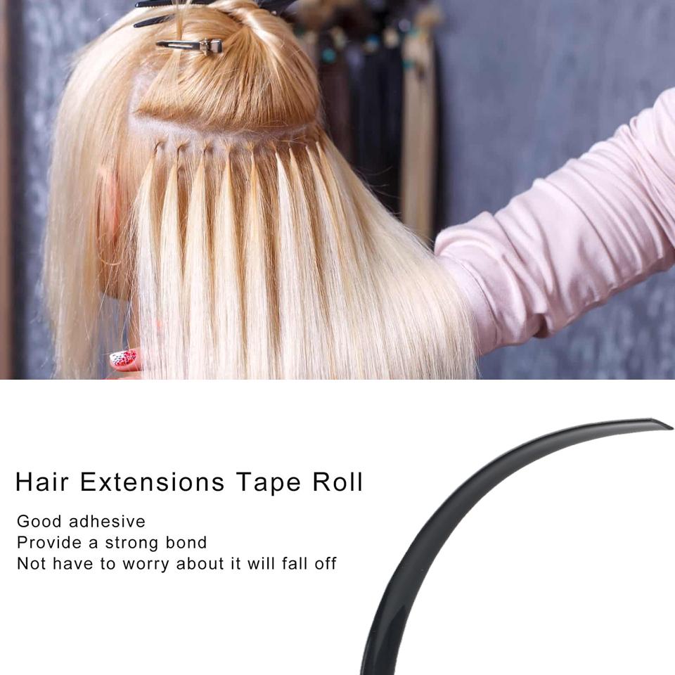 ARLANY Keratin Hair Extensions Bonding Cutter Tool for Salon 9mm Italian Glue Keratin Bonding Roll Tape Pre-bonded Roll Beads