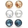 E413 Circle 10mm Austrian Crystal Earrings