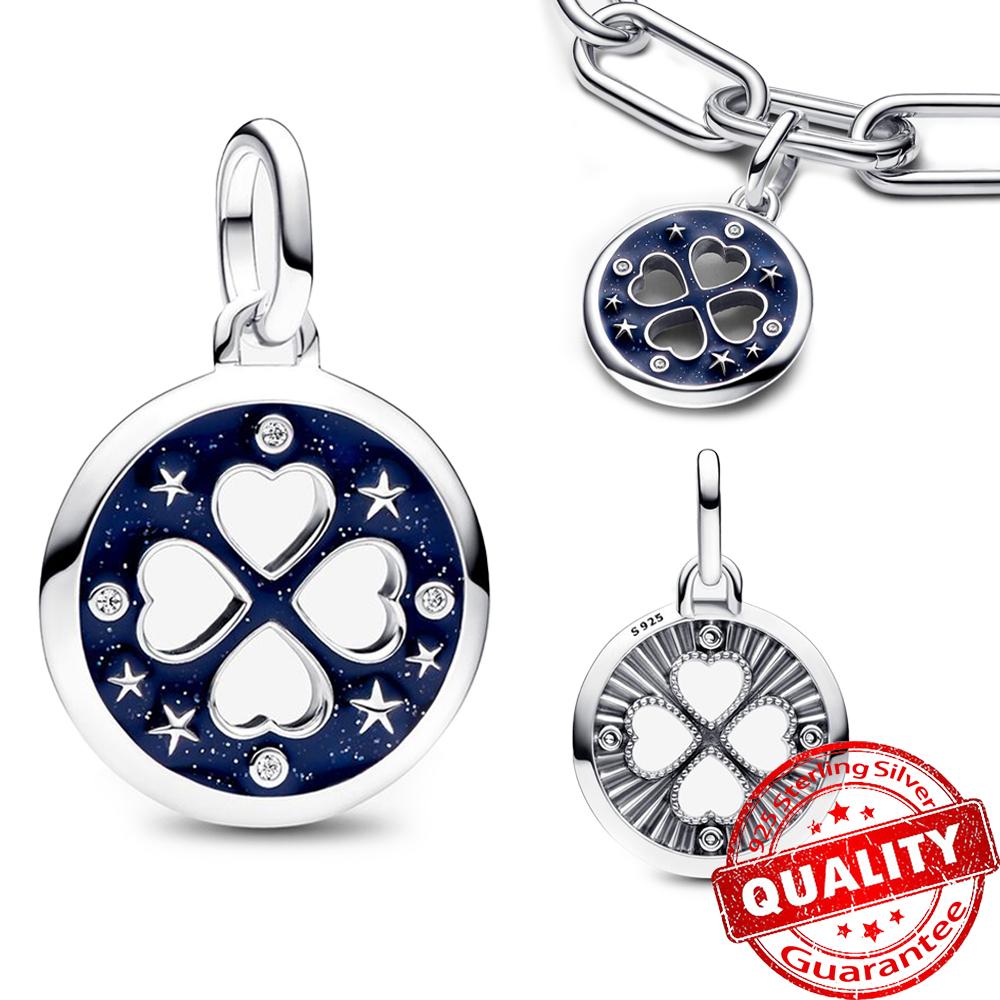 Классическое золотое проволочное сердце и сверкающий циркон из стерлингового серебра 925 пробы, подвеска-шарм "Ангел" для DIY-женского браслета, аксессуары для кулона