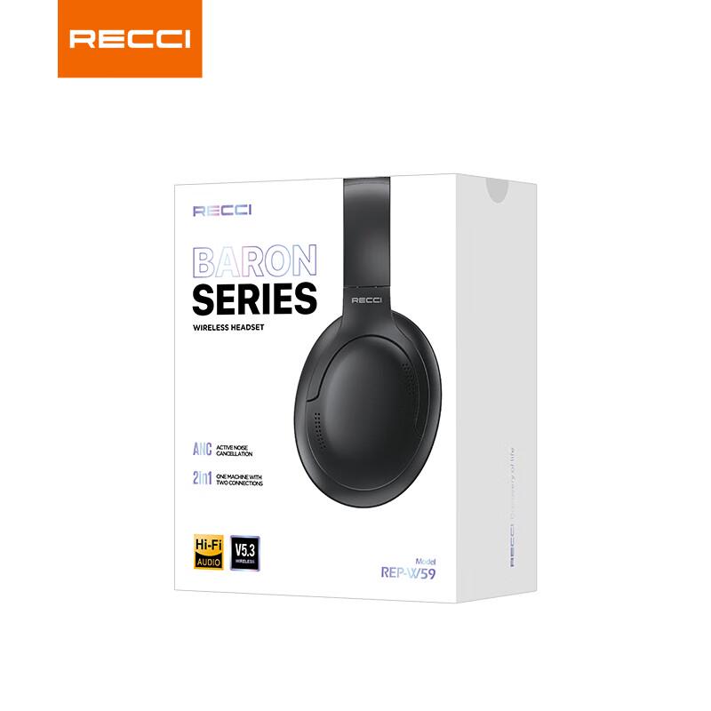 Recci REP-W59 Wireless Noise-Cancelling Headphones