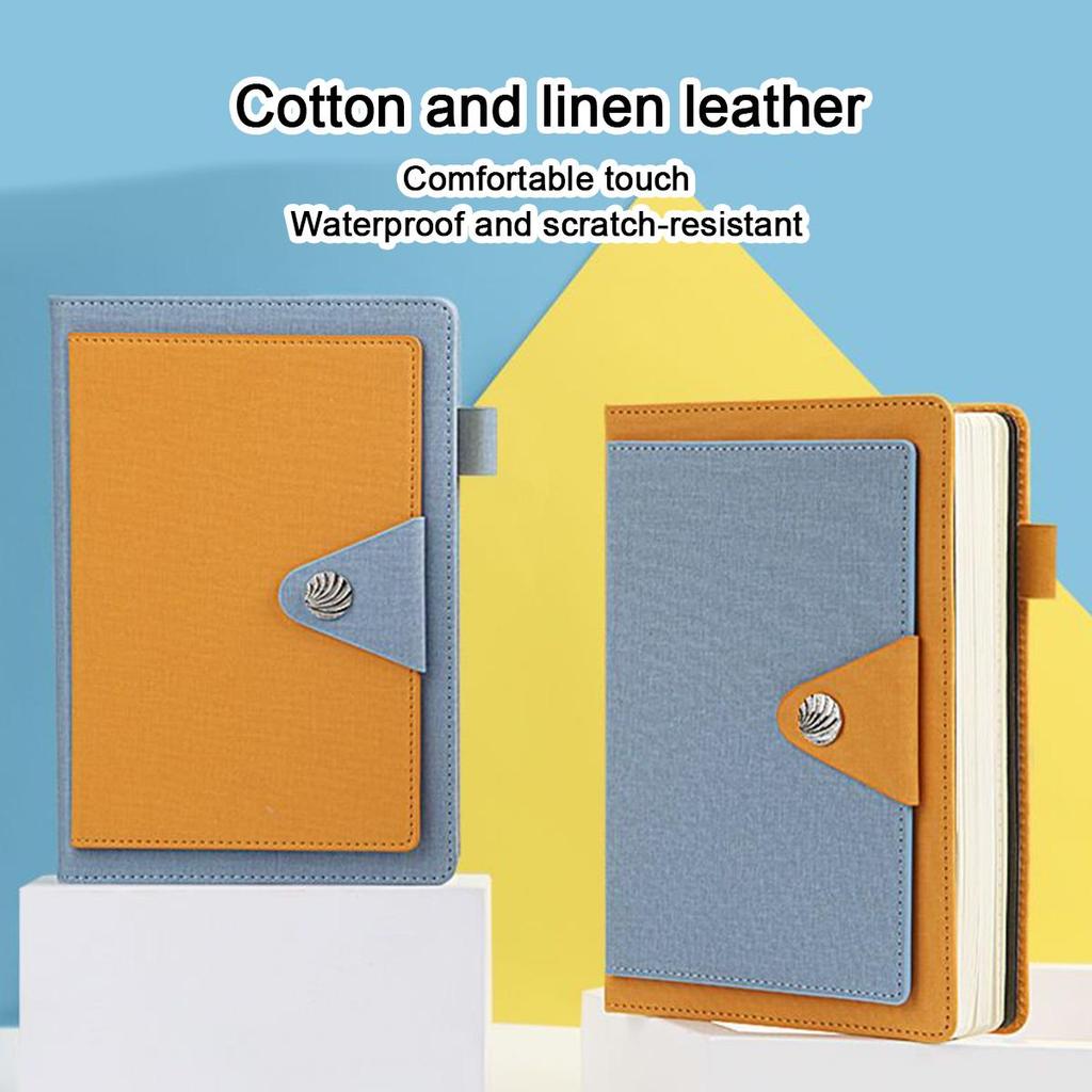 Тетрадь для деловых бумаг формата А5 из плотной ткани, ученическая тетрадь, журнал для записей рабочих совещаний, ежедневник на пряжке, внутренние страницы в линейку, 160 листов, 320 страниц