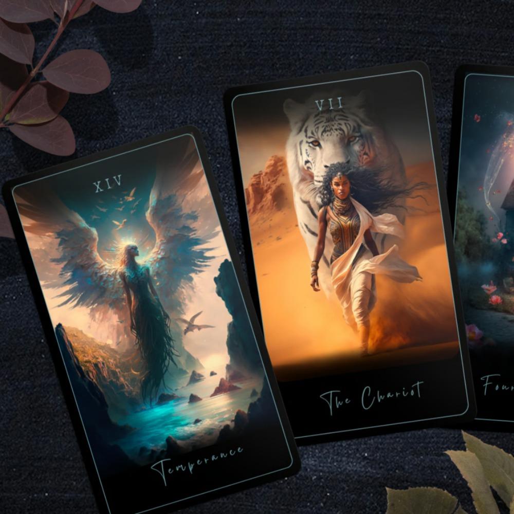 Карточные игры Таро Священных Королевств 10,3x6 см, 78 шт. Карты Оракула для духовного и энергетического резонанса