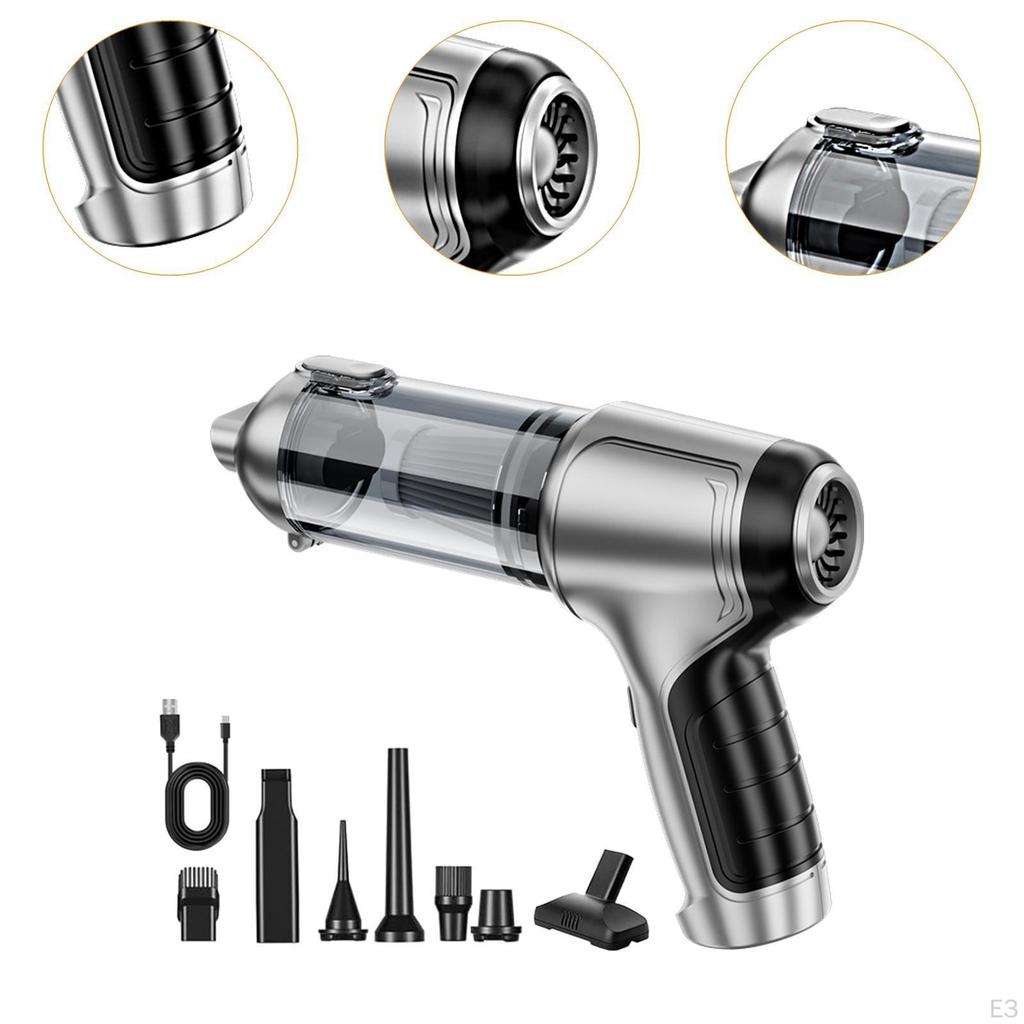 Автомобильный пылесос ручной беспроводной для авто и бытового использования