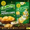 CRUNTIN 5мм Цельные Картофельные Чипсы Чеянго Майо 55г