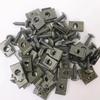 150Pcs Car Metal Screw Fastener U-Type Clips Anti-rust Clamp Fastener Bumper Fender Trim Panel Fastener Board Clip Accessories