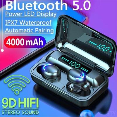 Bluetooth 5.0 CVC8.0 Шумоподавление Стерео Беспроводная Bluetooth-гарнитура TWS