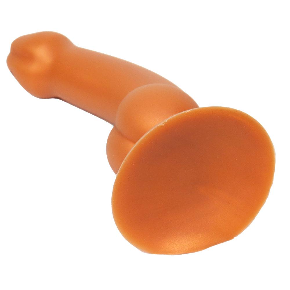 Soft rear-entry female self-pleasuring device, anal plug, alternative anal dilator, adult sex toy.
