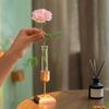 1 шт. Растение Креативная пробирка Прозрачный цветочный горшок Прочная ваза Гидропоника Деревянная подставка